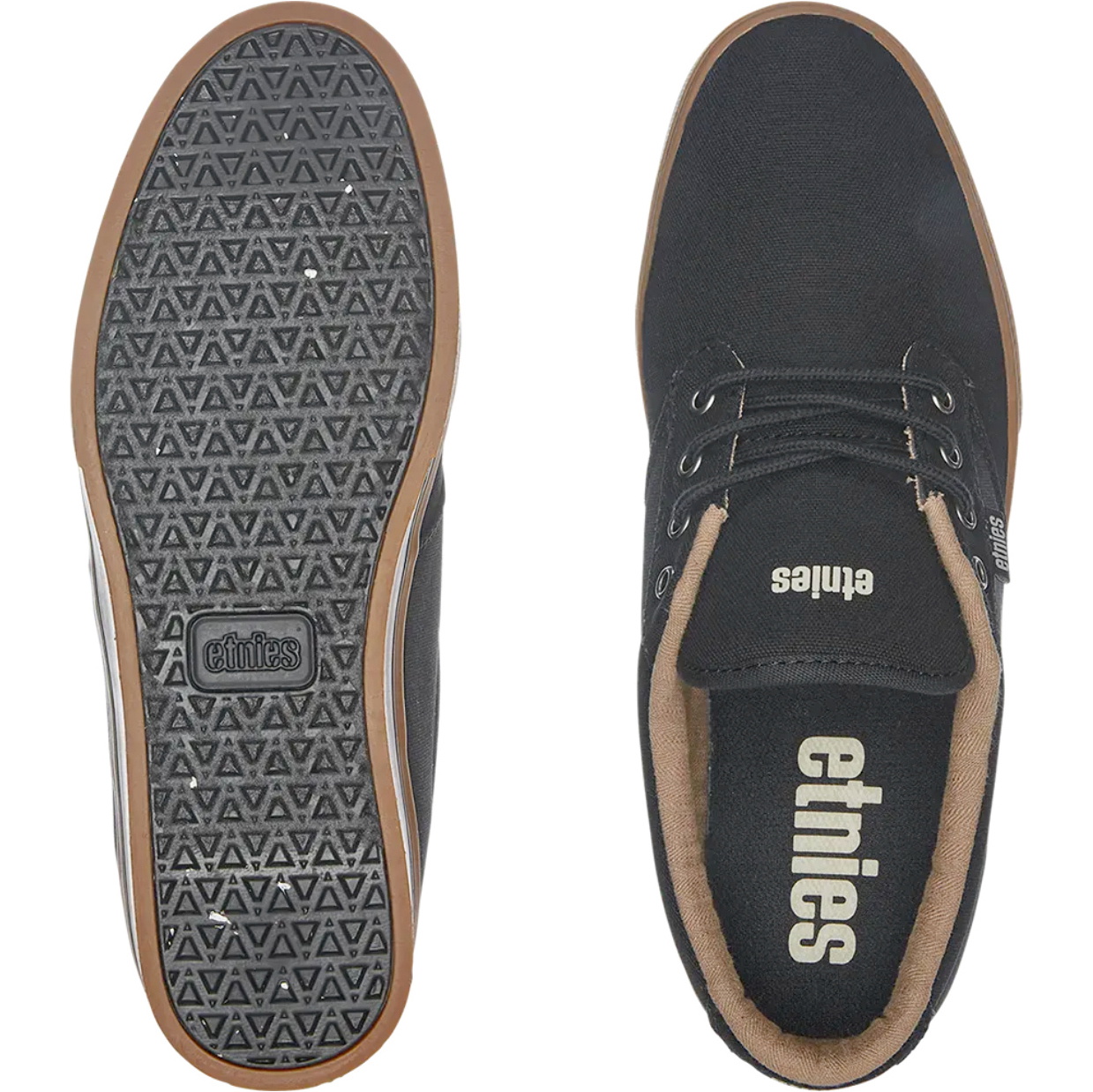 2026 Etnies Mens Jameson 2 Eco Shoes 4101000323 - Black / Silver / Gum